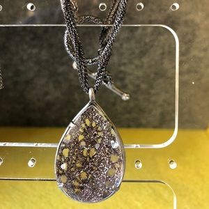 Kenneth Cole antique silver necklace and Earrings